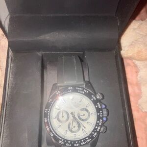 Unlisted Black and Cream Men's Chronograph Watch